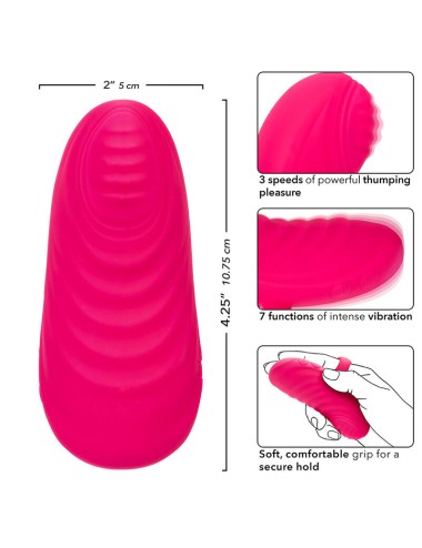 CALEXOTICS - ENVY HANDHELD ROLLING BALL MASSAGER 7 VIBRATIONS PINK