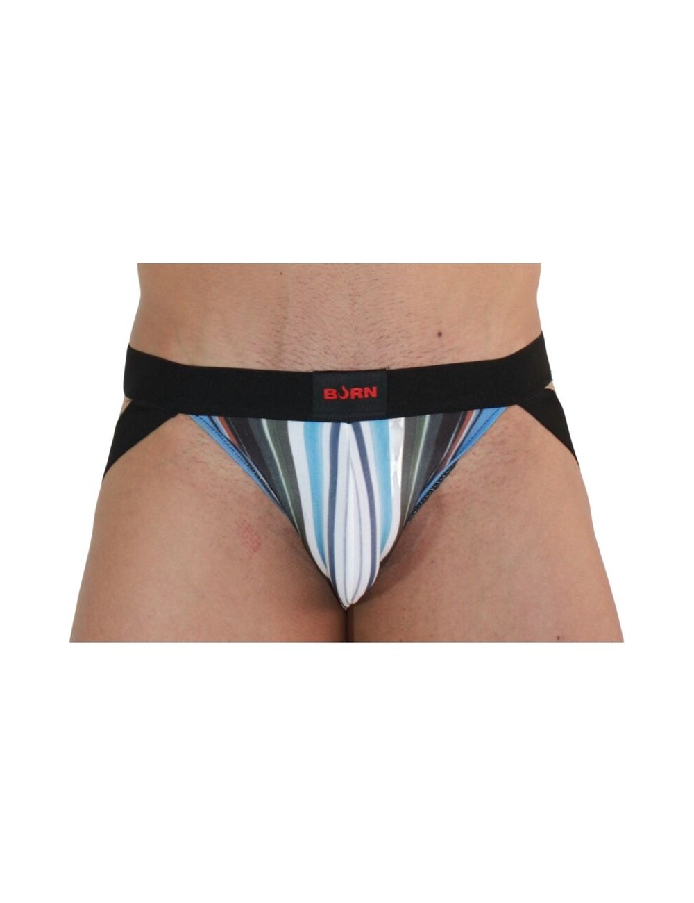 BURN - 009 JOCK MULTICOLOR / BLACK XL BURN - 009 JOCK MULTICOLOR / BLACK XL