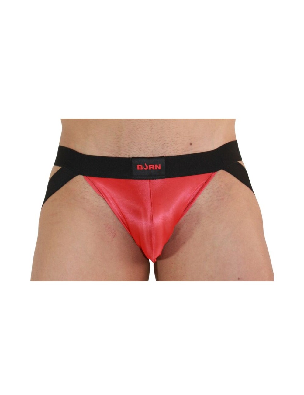 BURN - 010 JOCK RED / BLACK L BURN - 010 JOCK RED / BLACK L