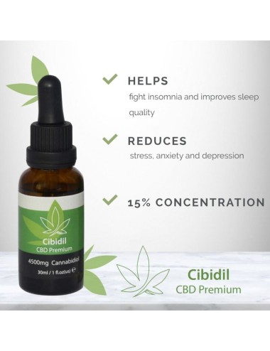500 COSMETICS - CIBIDIL RELAXING CBD OIL 15 % 30 ML