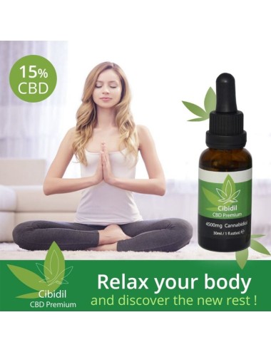 500 COSMETICS - CIBIDIL RELAXING CBD OIL 15 % 30 ML