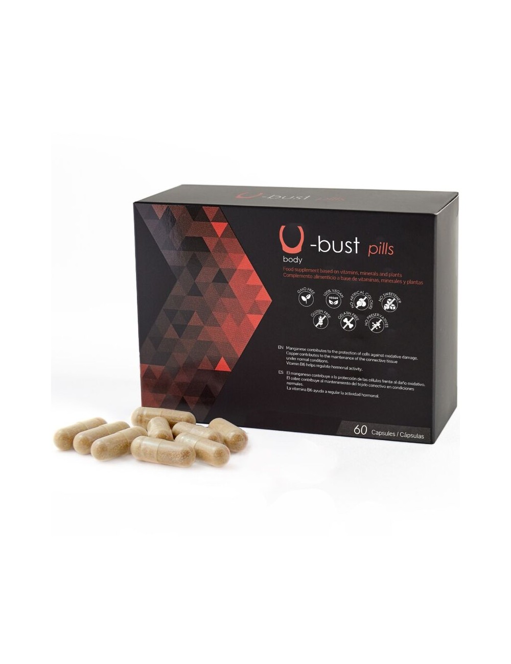 500 COSMETICS - U-BUST BREAST ENLARGEMENT CAPSULES - 60 CAPSULES 500 COSMETICS - U-BUST BREAST ENLARGEMENT CAPSULES - 60 CAPSULES