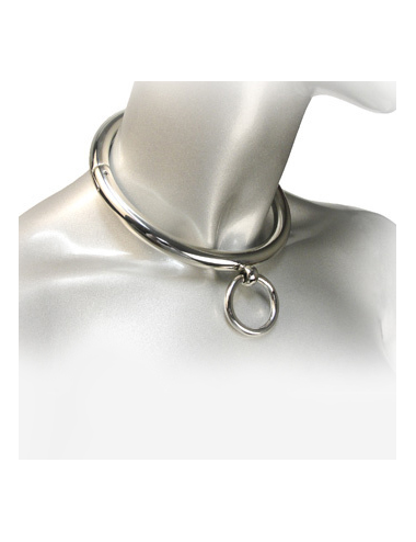 METAL HARD - BDSM NECKLACE WITH RING 10CM