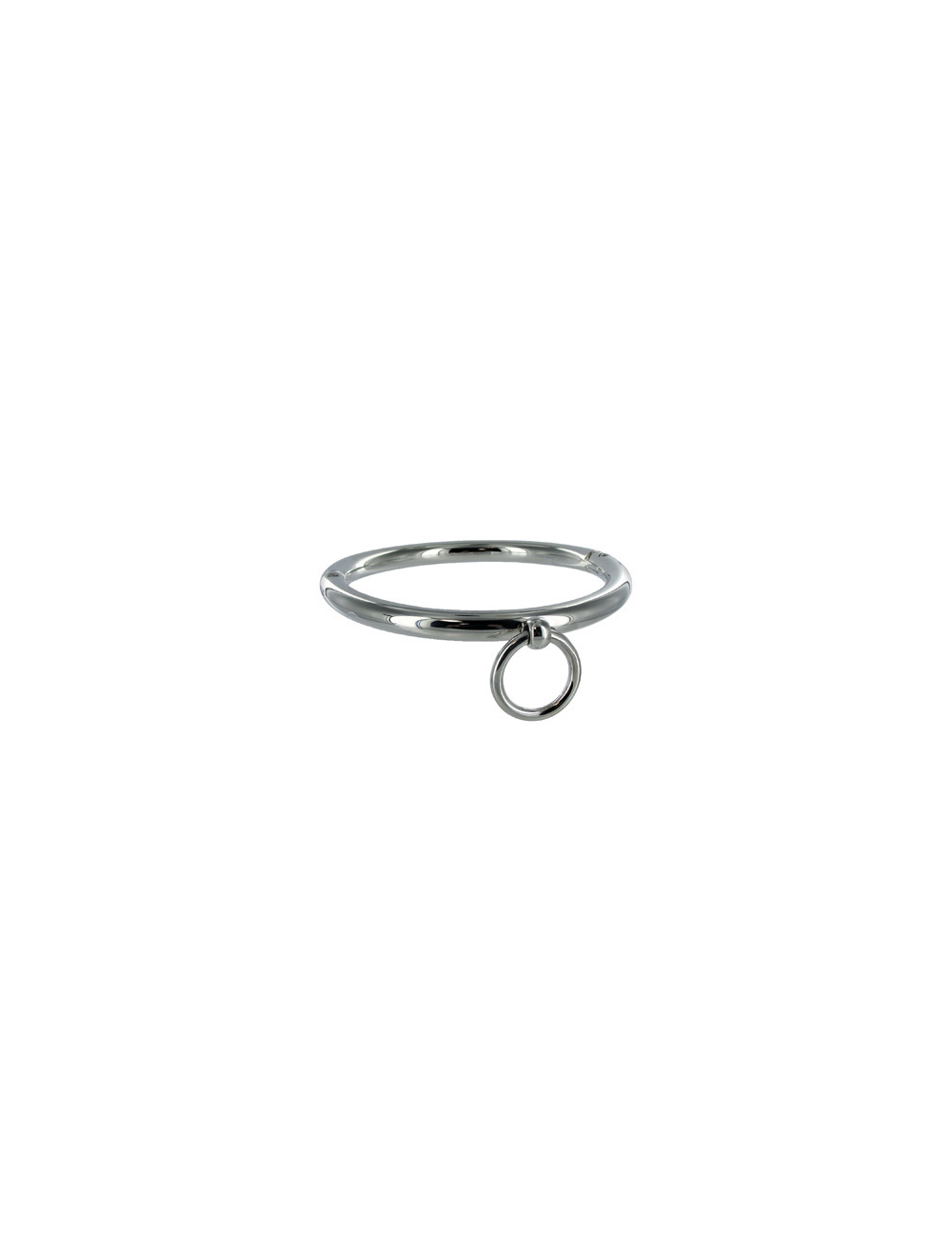 METAL HARD - BDSM NECKLACE WITH RING 18CM METAL HARD - BDSM NECKLACE WITH RING 18CM