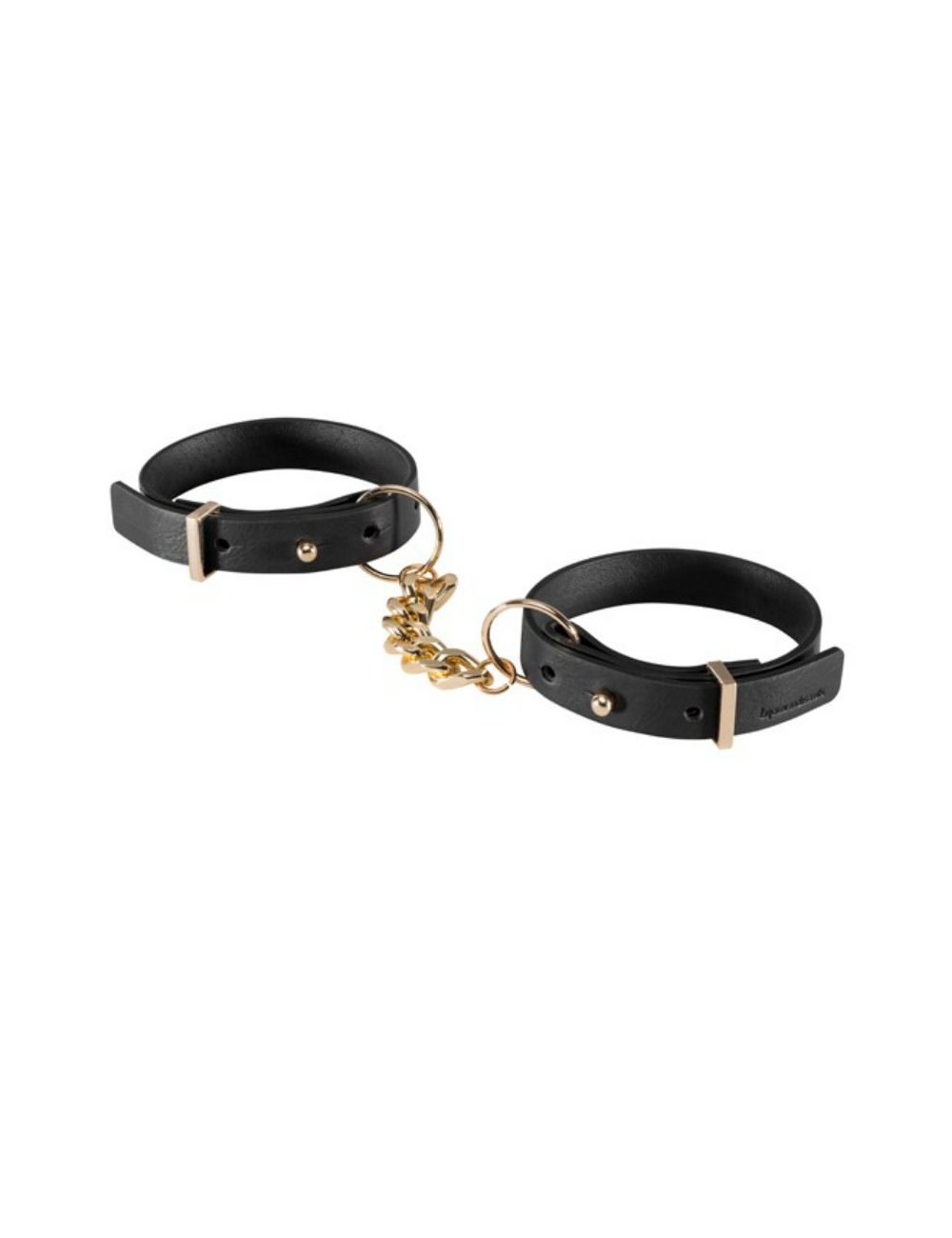 BIJOUX - INDISCRETS MAZE HANDCUFFS BLACK BRACELETS