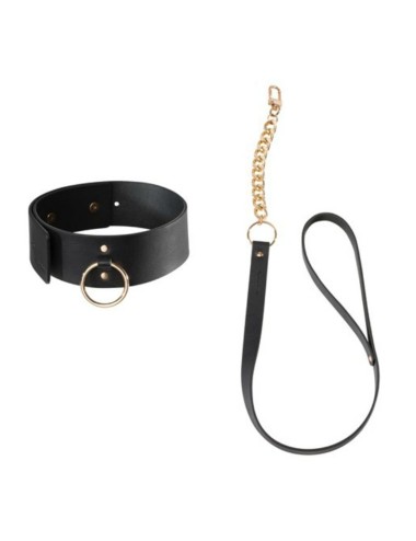 BIJOUX INDISCRETS MAZE - BLACK NECKLACE WITH STRAP
