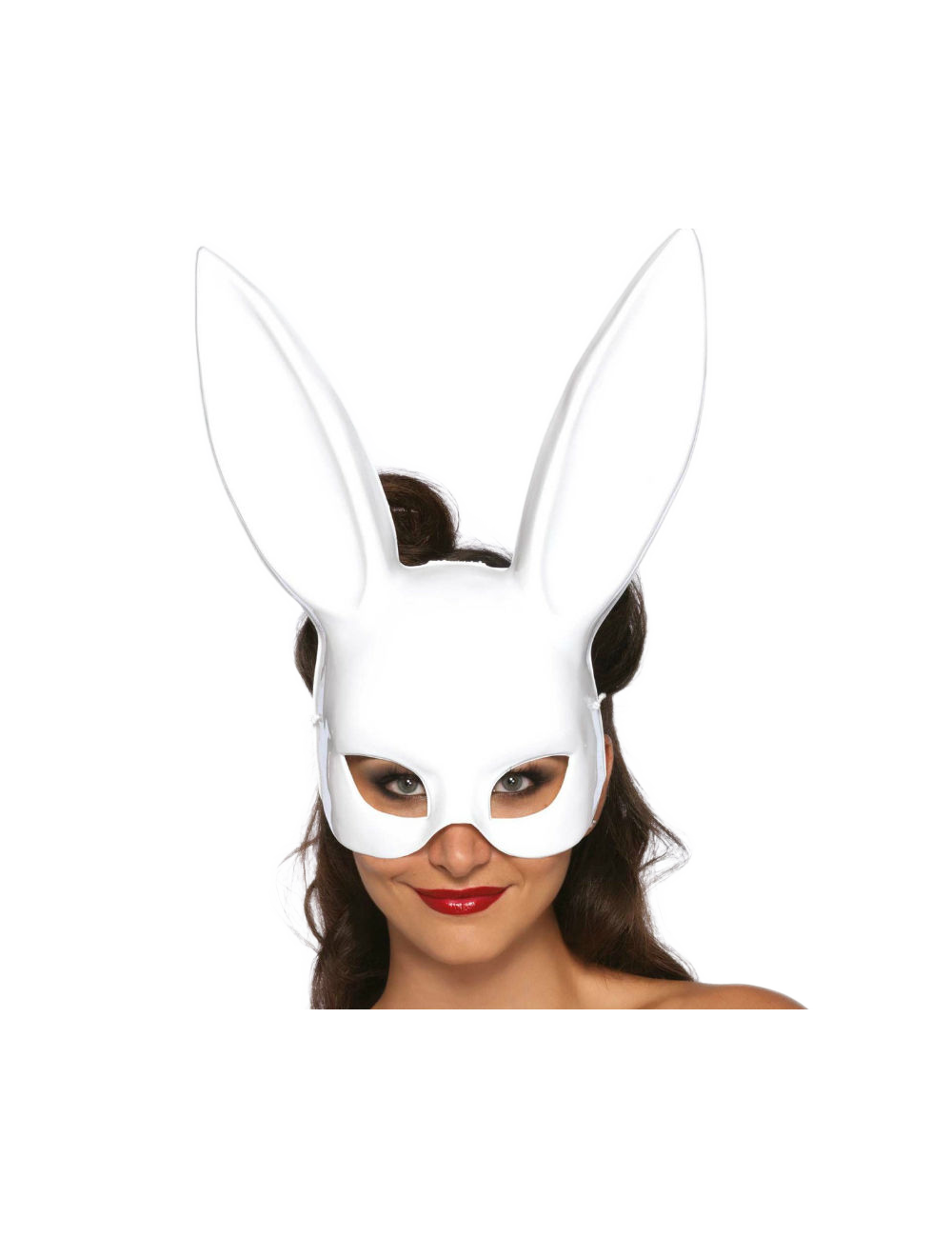 LEG AVENUE - MASQUERADE RABBIT MASK WHITE LEG AVENUE - MASQUERADE RABBIT MASK WHITE