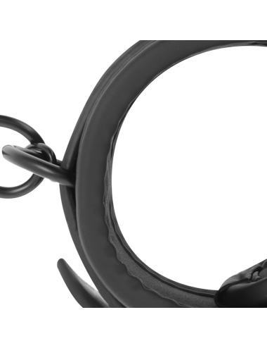 FETISH SUBMISSIVE - SET OF HAND AND ANKLE HANDCUFFS WITH NOPRENE LINING
