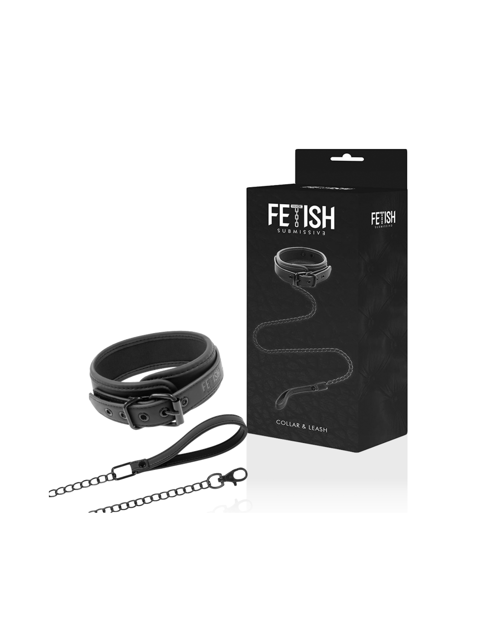FETISH SUBMISSIVE - NOPRENE LINING CHAIN NECKLACE