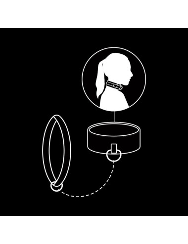 FETISH SUBMISSIVE - NOPRENE LINING CHAIN NECKLACE