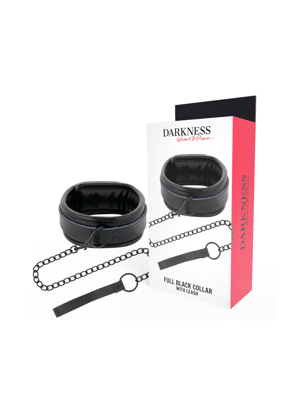 DARKNESS - BLACK NECKLACE WITH CHAIN DARKNESS - BLACK NECKLACE WITH CHAIN