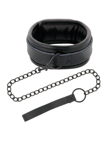 DARKNESS - BLACK NECKLACE WITH CHAIN