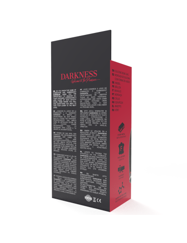DARKNESS - BLACK BONE SILICONE GAG