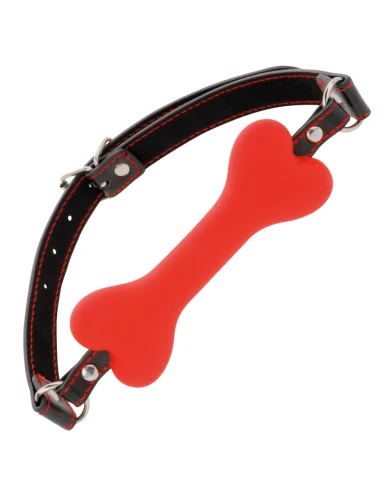 DARKNESS - RED BONE SILICONE GAG
