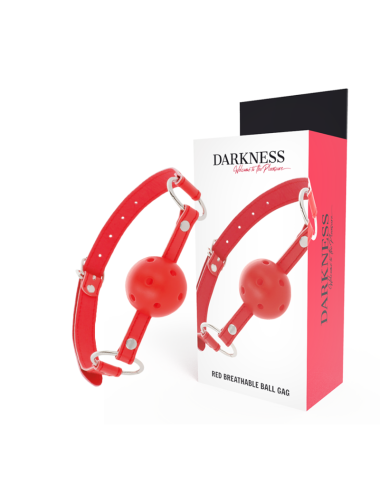 DARKNESS - RED BREATHABLE GAG