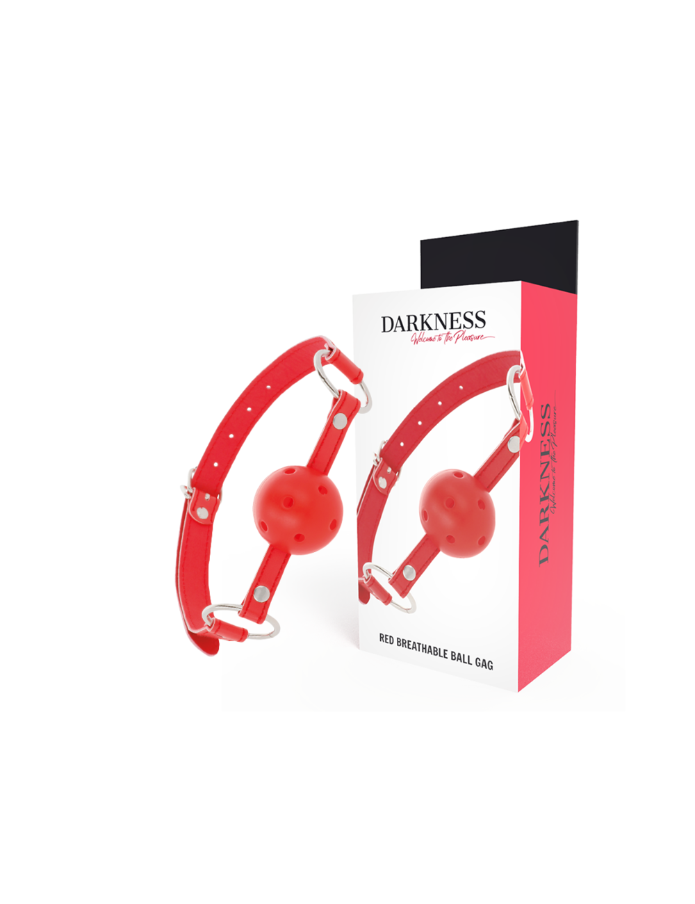 DARKNESS - RED BREATHABLE GAG