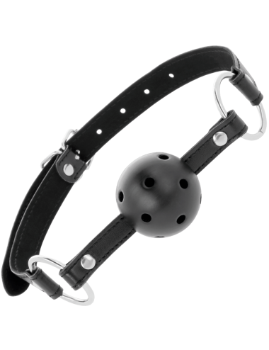 DARKNESS - BLACK BREATHABLE GAG