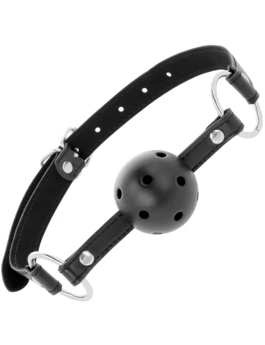 DARKNESS - BLACK BREATHABLE GAG