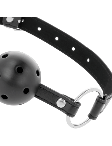 DARKNESS - BLACK BREATHABLE GAG
