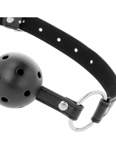 DARKNESS - BLACK BREATHABLE GAG