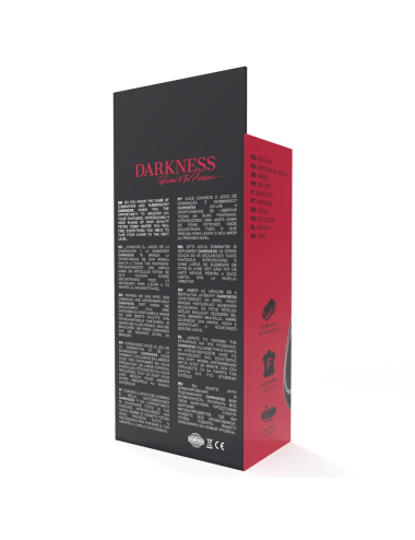 DARKNESS - GAG WITH RING DIAMETER 3.6 CM