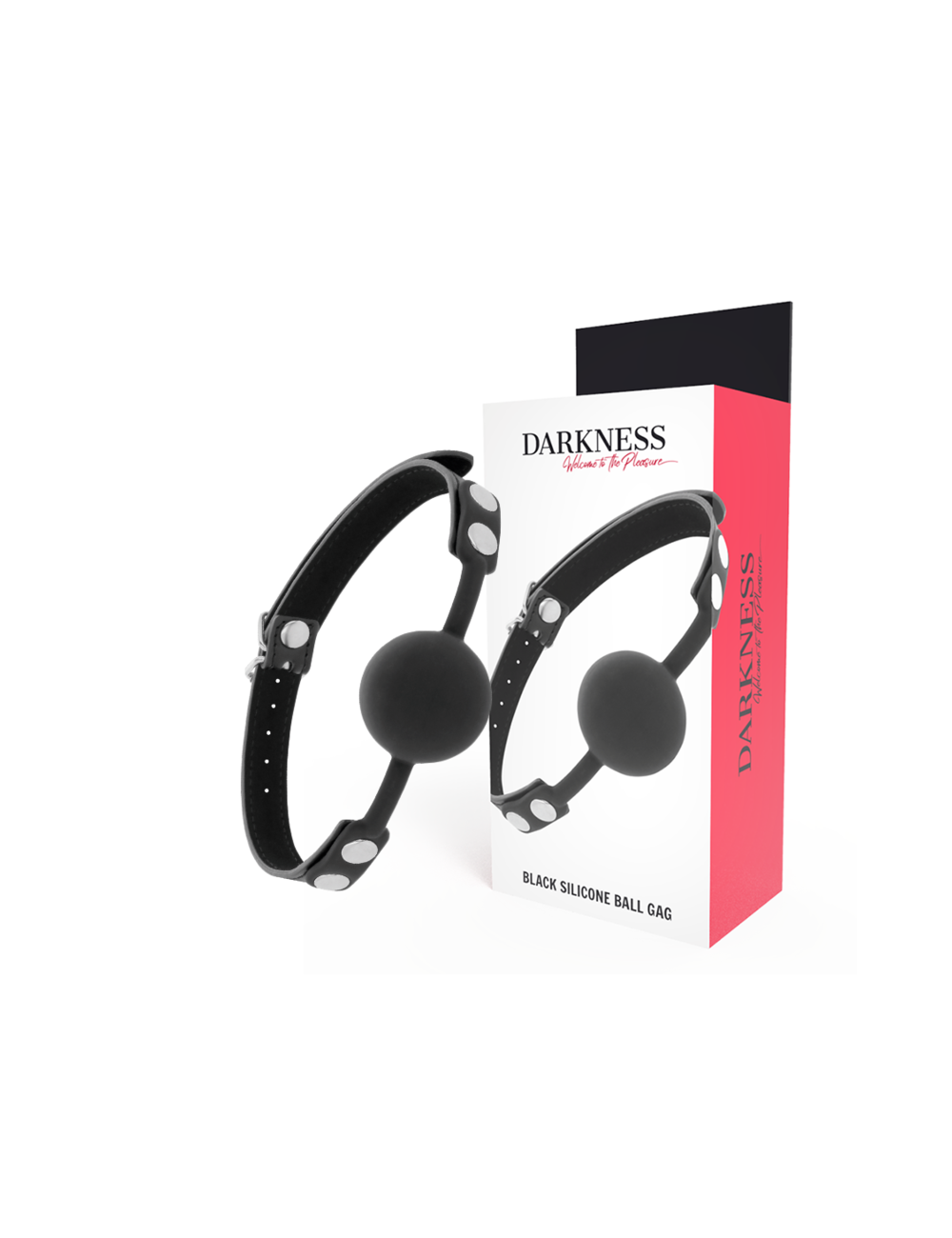 DARKNESS - BLACK SILICONE GAG DARKNESS - BLACK SILICONE GAG