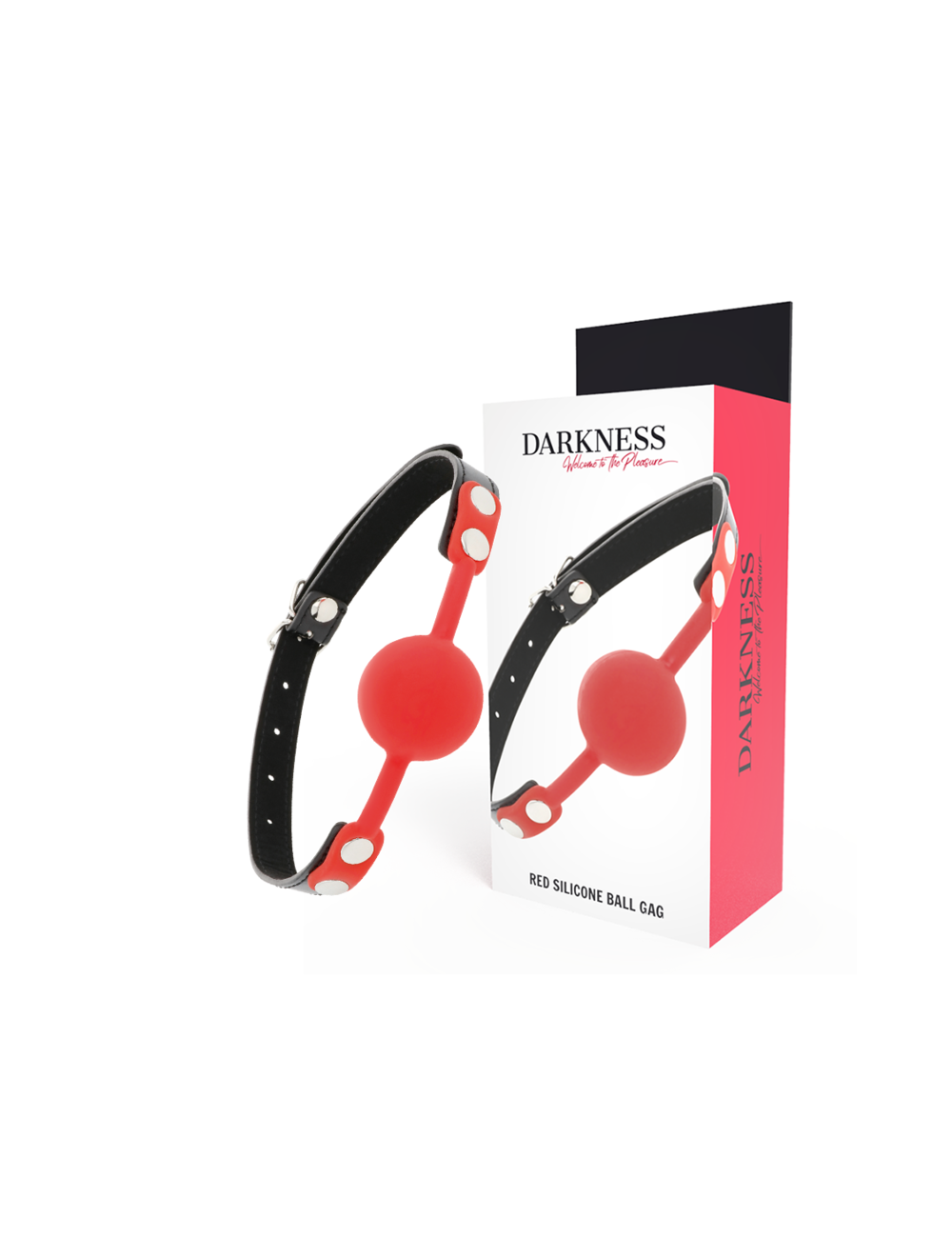 DARKNESS - RED SILICONE GAG