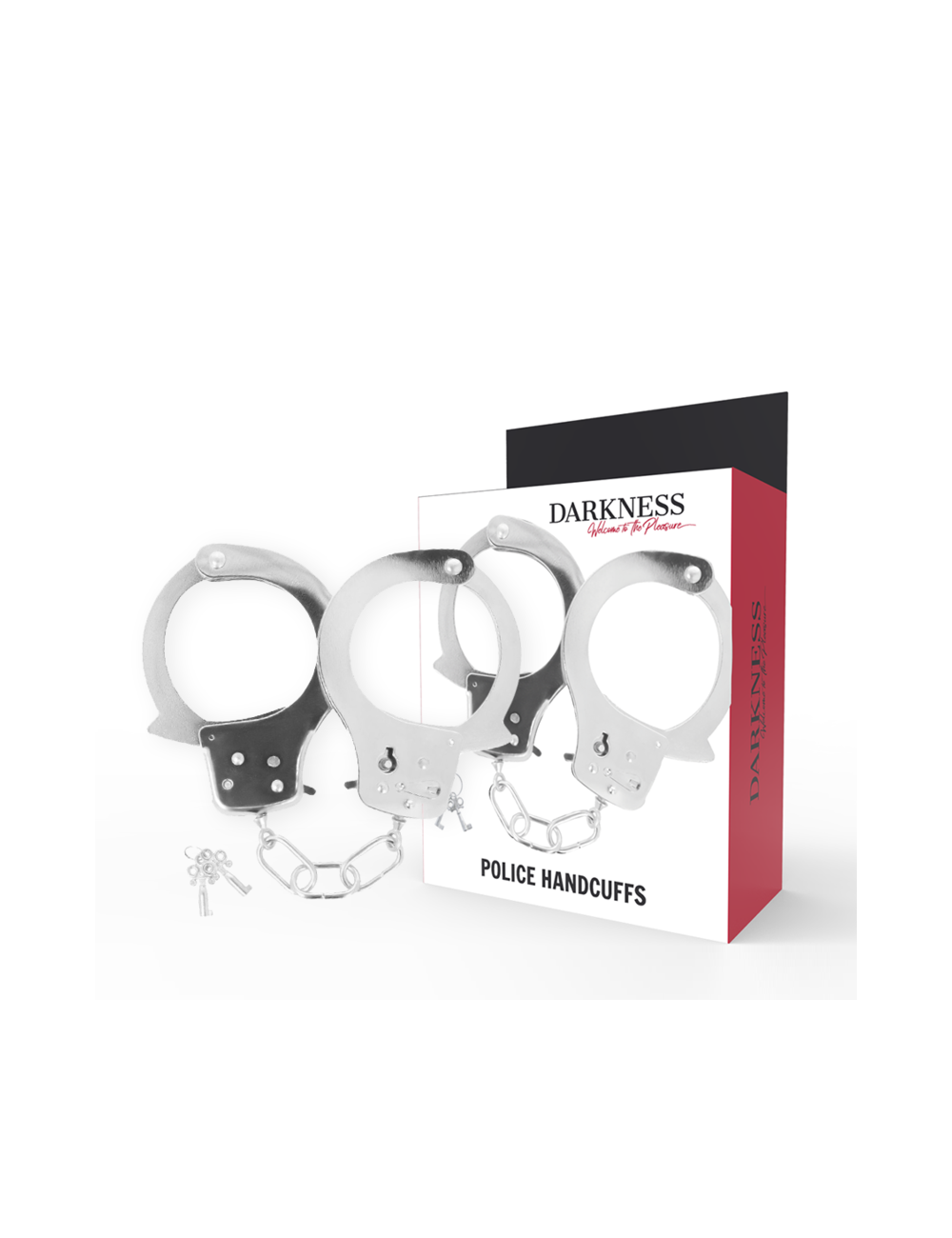 DARKNESS - METAL HANDCUFFS WITH KEYS