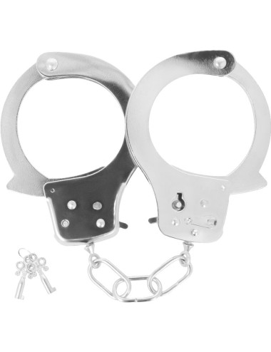 DARKNESS - METAL ANKLE HANDCUFFS WITH KEYS
