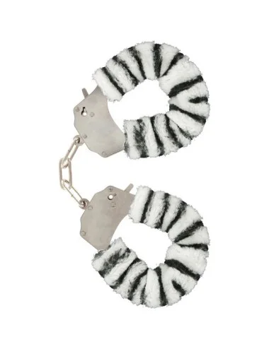 TOYJOY - FURRY FUN CUFFS BONDAGE ZEBRA