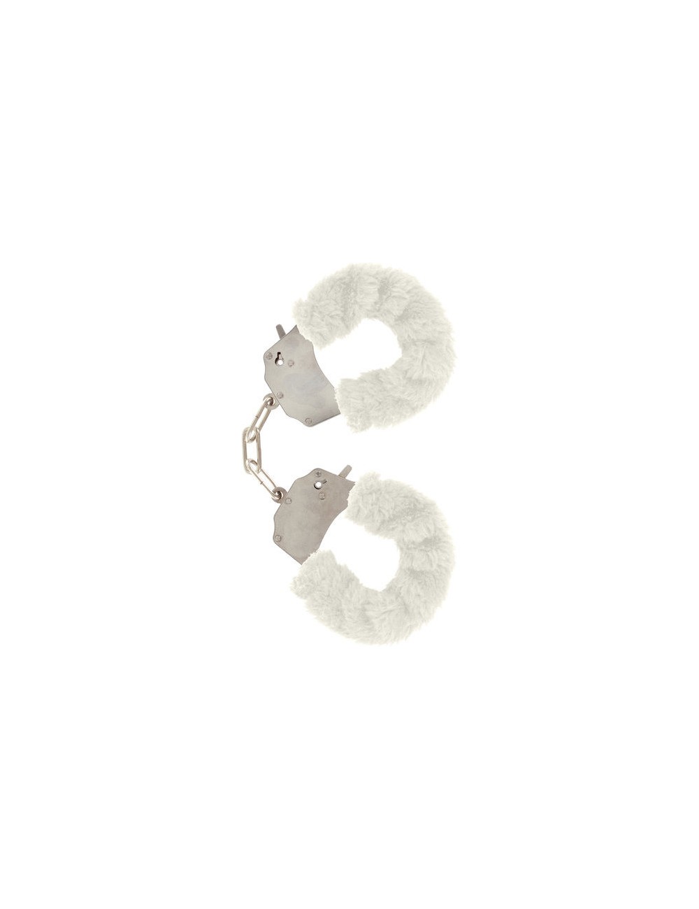 TOYJOY - FURRY FUN CUFFS BONDAGE WHITE