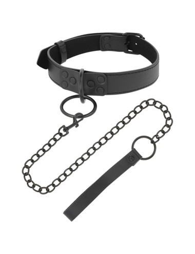 DARKNESS - BLACK NECKLACE WITH CHAIN