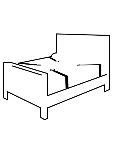 DARKNESS - BED TIES SET