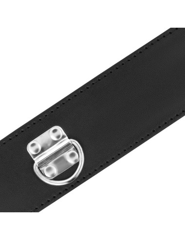 DARKNESS - BDSM COLLAR WITH BLACK LOCK