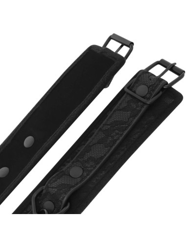 DARKNESS - LUXE BLACK BDSM HANDCUFFS