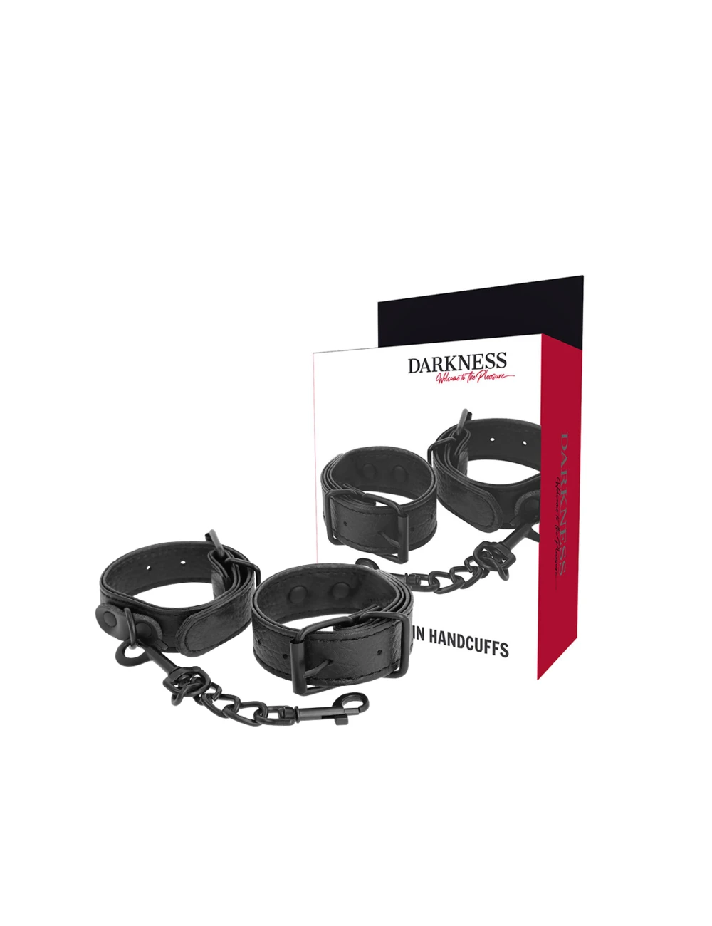 DARKNESS - WIDE THIN TEXTURED HANDCUFFS DARKNESS - WIDE THIN TEXTURED HANDCUFFS