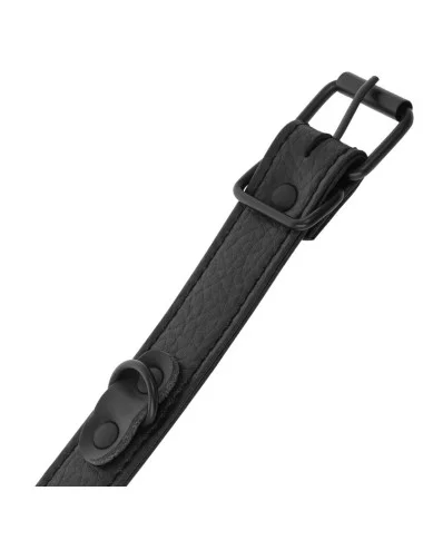 DARKNESS - WIDE THIN TEXTURED HANDCUFFS