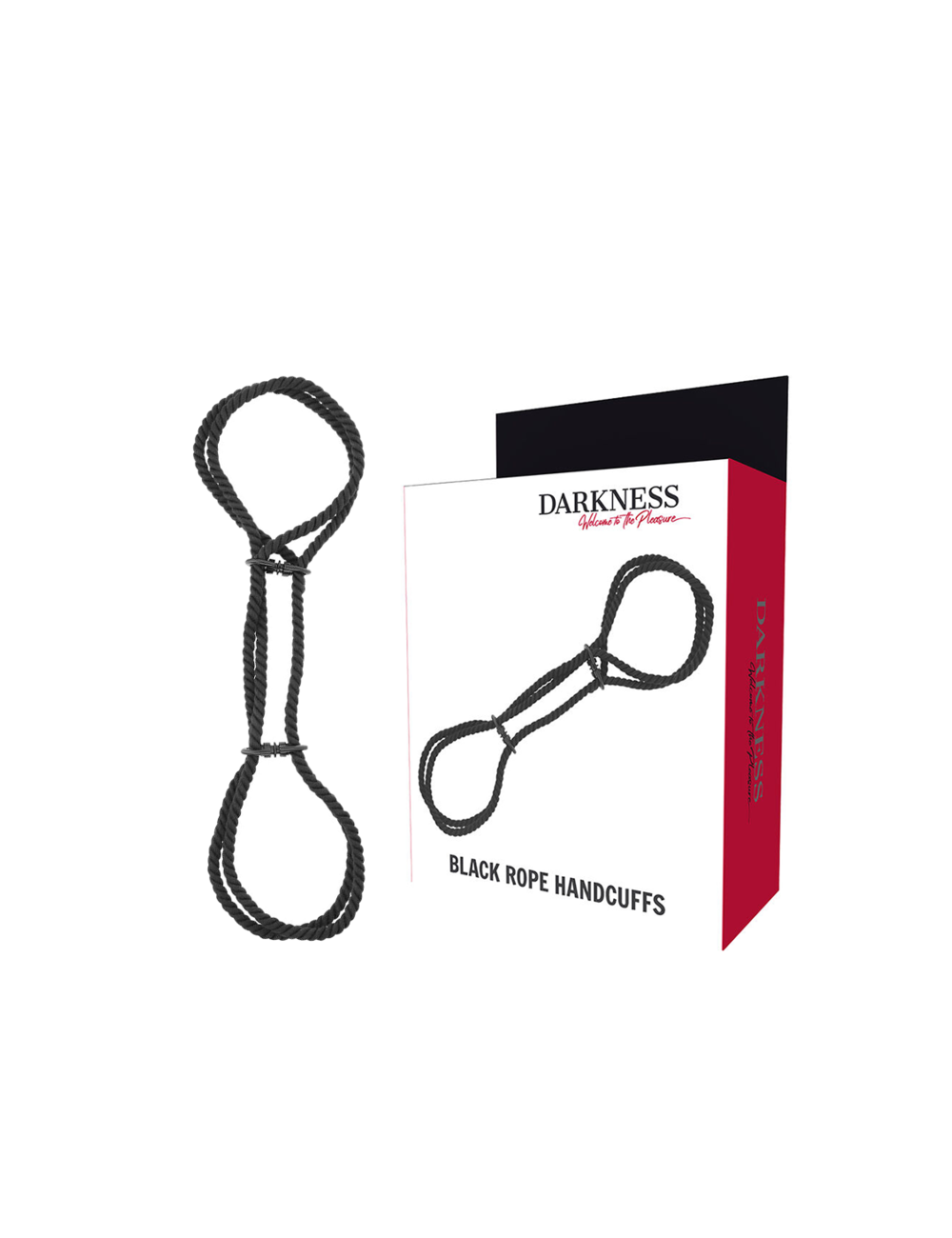 DARKNESS - 100% COTTON ROPE HANDCUFFS OR ANKLE HANDCUFFS
