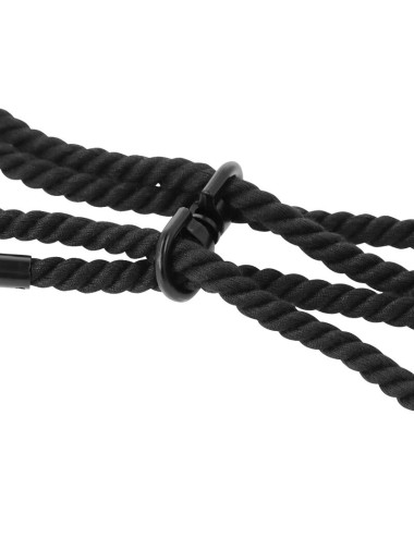 DARKNESS - 100% COTTON ROPE HANDCUFFS OR ANKLE HANDCUFFS
