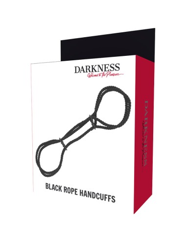 DARKNESS - 100% COTTON ROPE HANDCUFFS OR ANKLE HANDCUFFS