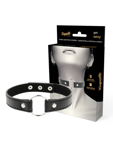 COQUETTE CHIC DESIRE - VEGAN LEATHER NECKLACE WOMAN ACCESSORY