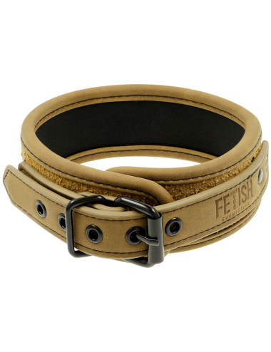 FETISH SUBMISSIVE ORIGEN - NEOPRENE LINED NECKLACE WITH CHAIN