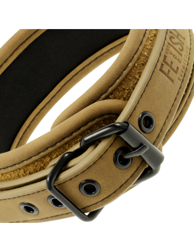 FETISH SUBMISSIVE ORIGEN - NEOPRENE LINED NECKLACE WITH CHAIN