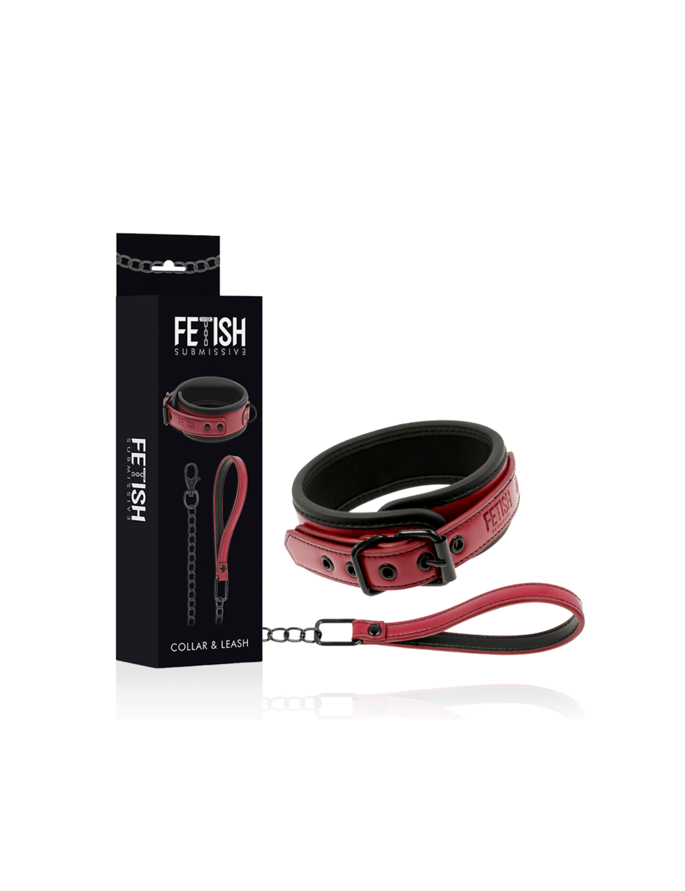 FETISH SUBMISSIVE DARK ROOM - NEOPRENE LINING CHAIN NECKLACE FETISH SUBMISSIVE DARK ROOM - NEOPRENE LINING CHAIN NECKLACE
