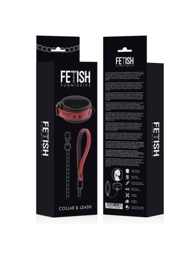 FETISH SUBMISSIVE DARK ROOM - NEOPRENE LINING CHAIN NECKLACE