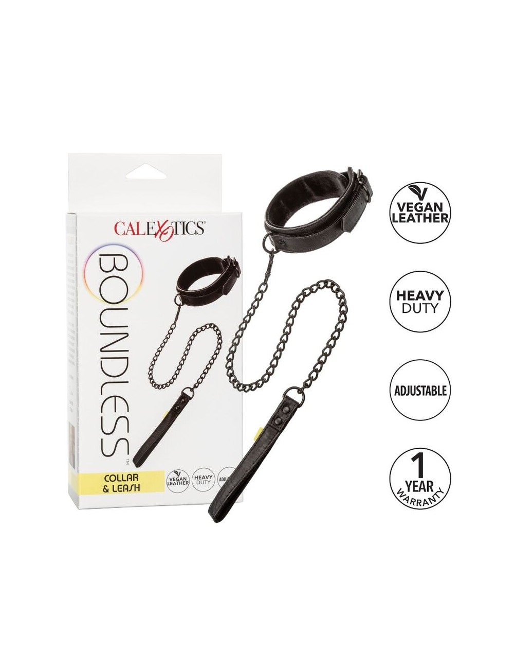 CALEXOTICS - BOUNDLESS COLLAR AND LEASH CALEXOTICS - BOUNDLESS COLLAR AND LEASH