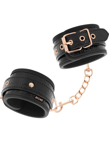 BEGME -  BLACK EDITION PREMIUM HANDCUFFS WITH NEOPRENE LINING
