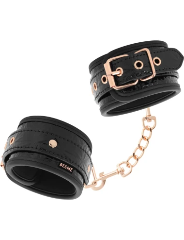 BEGME -  BLACK EDITION PREMIUM HANDCUFFS WITH NEOPRENE LINING