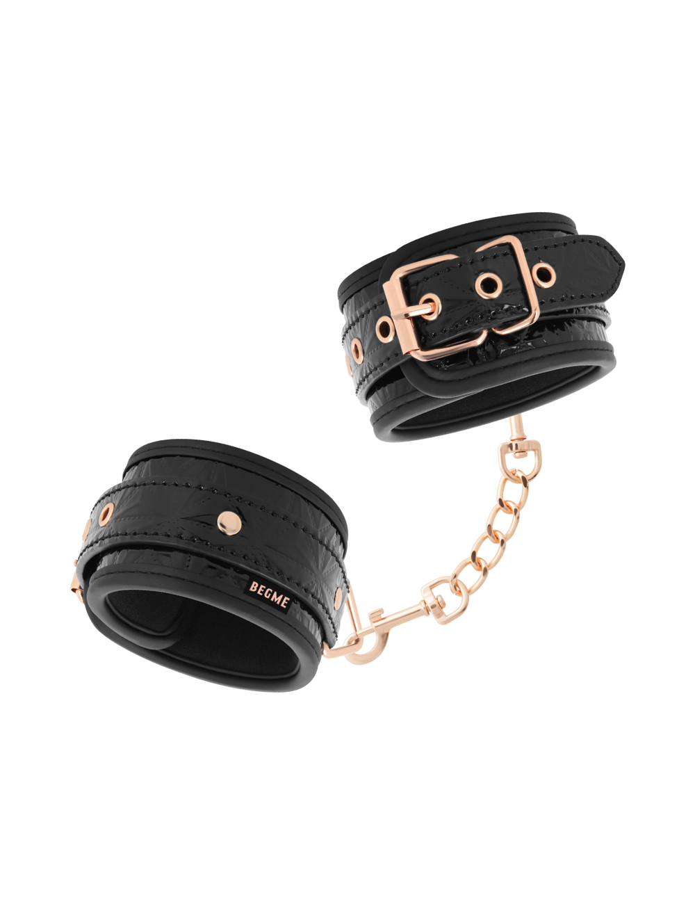 BEGME - BLACK EDITION PREMIUM HANDCUFFS WITH NEOPRENE LINING BEGME - BLACK EDITION PREMIUM HANDCUFFS WITH NEOPRENE LINING
