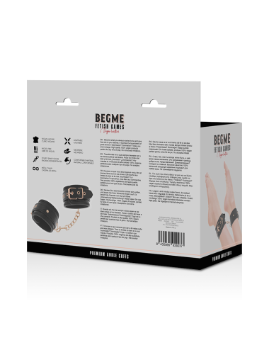 BEGME - BLACK EDITION PREMIUM ANKLE CUFFS WITH NEOPRENE LINING